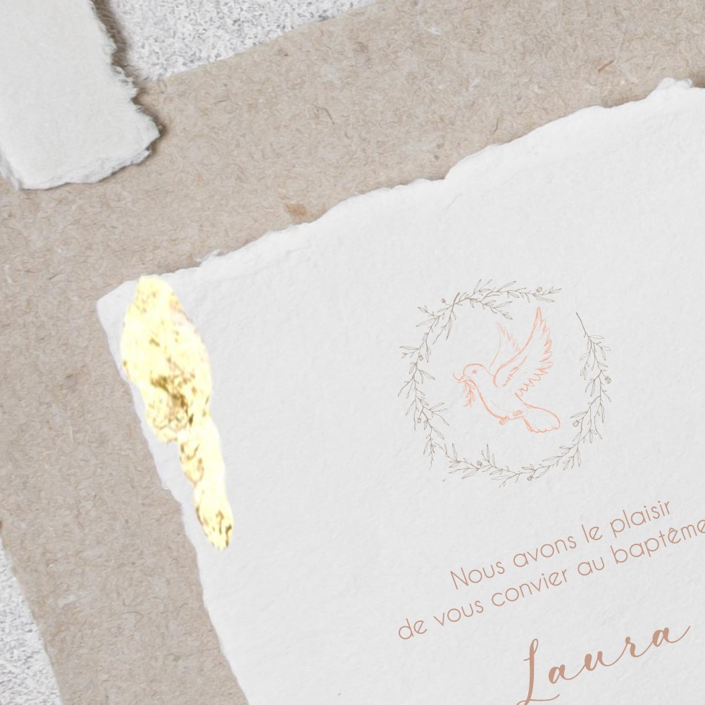 faire part de mariage bleu canard artisanal fait main createur haut de gamme